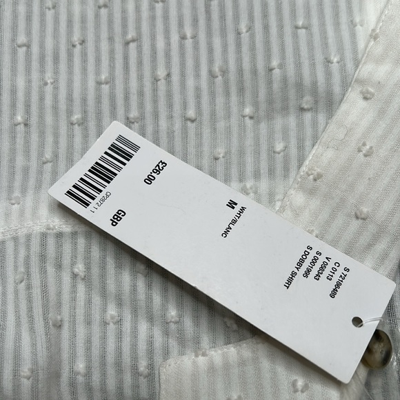 NWT UO London Dobby crop button up shirt - Picture 8 of 8